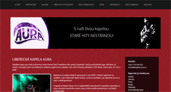 Desktop Screenshot of kapela-aura.cz